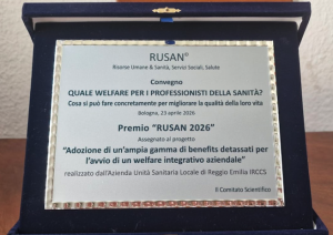Targa premio RUSAN